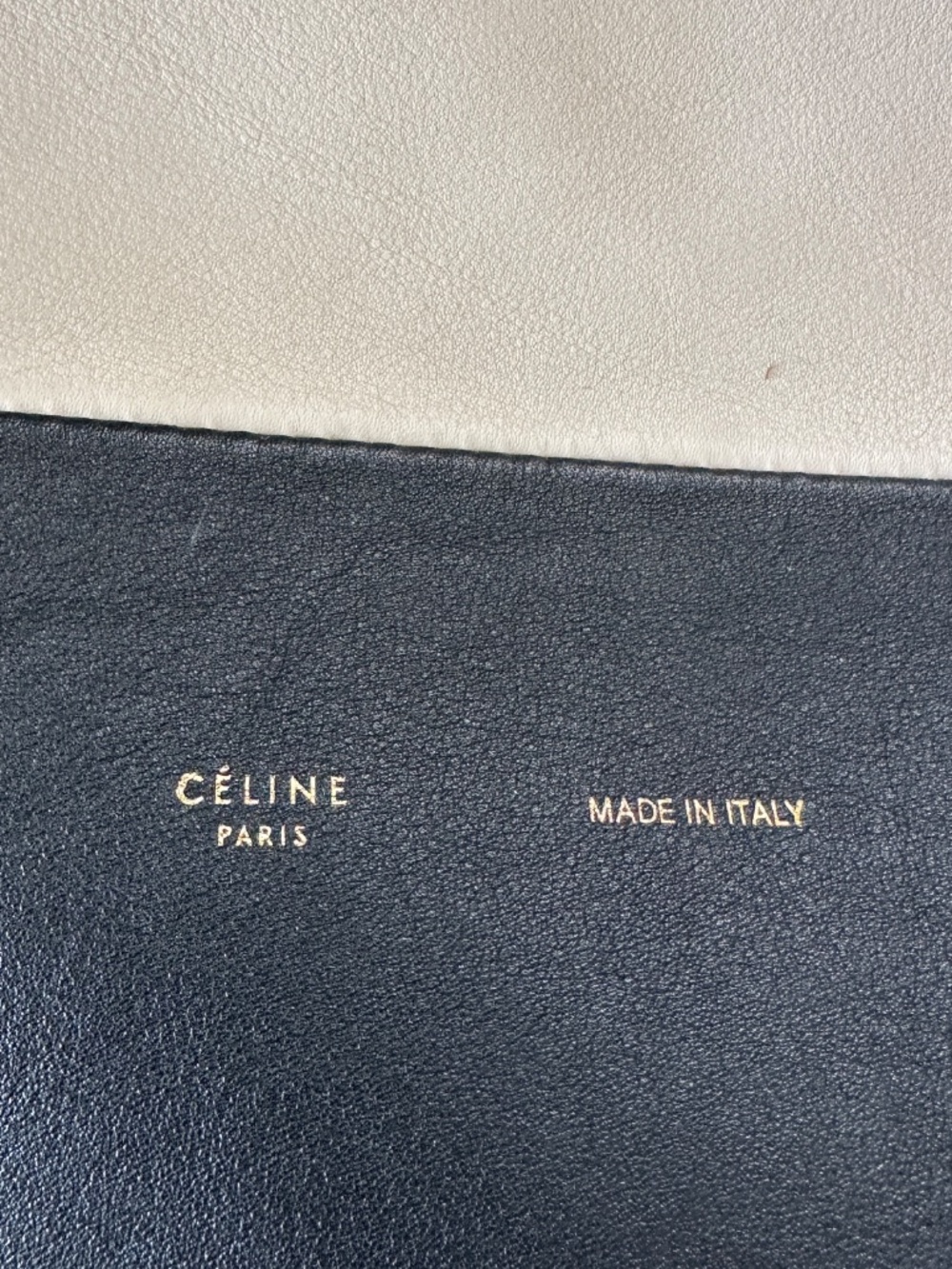 Céline All Soft leather tote 2013 Phoebe Philo brown black cream PRISTINE - Picture 9 of 15